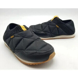 TEVA ReEmber Quilted Bootie All Gender Shoes 100% Vegan Men 4 Women 6 Blk/Birch